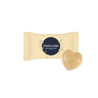 CARAMELLE A CUORE CON PETALI DI FIORE